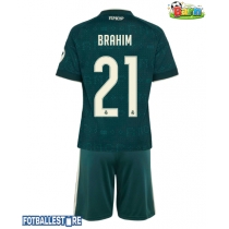 Real Madrid Brahim Diaz #21 Bortedraktsett Barn 2026-27 Kortermet (+ Korte bukser)